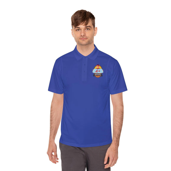 A+ Auto Glass & Calibration Sport Polo Shirt - Encore2woTrue RoyalS