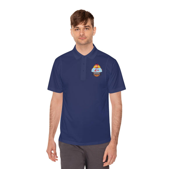 A+ Auto Glass & Calibration Sport Polo Shirt - Encore2woTrue NavyS