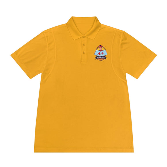 A+ Auto Glass & Calibration Sport Polo Shirt - Encore2woPurpleL