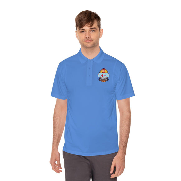 A+ Auto Glass & Calibration Sport Polo Shirt - Encore2woBlue LakeS