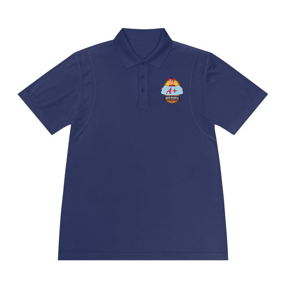 A+ Auto Glass & Calibration Sport Polo Shirt - Encore2woPurpleL
