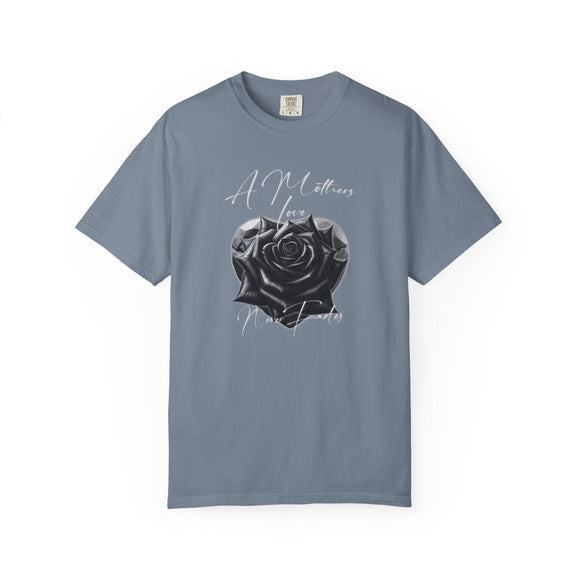 A Mother's Love Never Fades Black Rose Graphic Tee Memorial Mother's Day Shirt - Encore2woChiliS