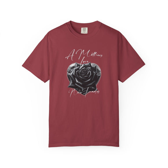 A Mother's Love Never Fades Black Rose Graphic Tee Memorial Mother's Day Shirt - Encore2woChiliS