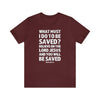 Acts 16:30 - 31 Scripture Tee | Faith & Salvation Message - Encore2woMaroonS
