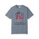 America 250 T-Shirt | 1776–2026 250 Years of Freedom Patriotic July 4th Tee - Encore2woBlackS