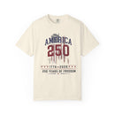 America 250 T-Shirt | 1776–2026 250 Years of Freedom Patriotic July 4th Tee - Encore2woBlackS