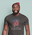 America 250 T-Shirt | 1776–2026 250 Years of Freedom Patriotic July 4th Tee - Encore2woGraphiteS
