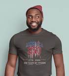 America 250 T-Shirt | 1776–2026 250 Years of Freedom Patriotic July 4th Tee - Encore2woGraphiteS