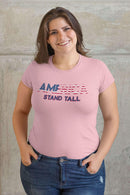 America Stand Tall Unisex T-Shirt - Encore2woBlack HeatherS