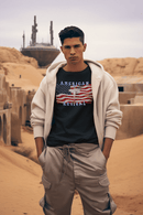 American Revival Christian Patriotic Graphic Tee Faith and Freedom Shirt - Encore2woBlackS