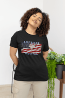 American Revival Christian Patriotic Graphic Tee Faith and Freedom Shirt - Encore2woRedS
