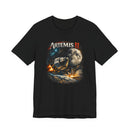 Artemis II Lunar Mission Graphic Tee NASA Inspired Space Exploration Shirt - Encore2woBlackS