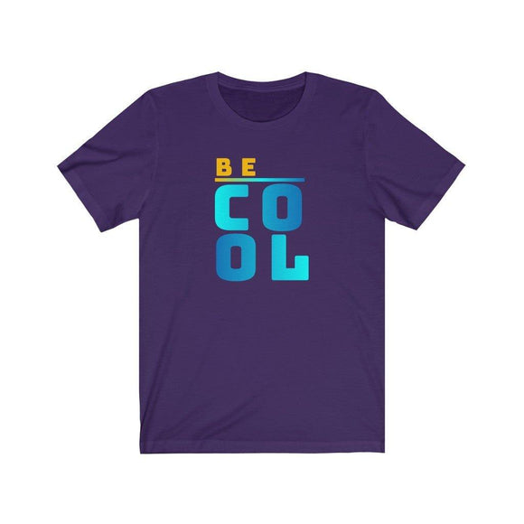 Be Cool Stylish Unisex Tee - Encore2woTeam PurpleS