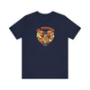 Be Fruitful Heart - Shaped Fruit Design T-Shirt - Encore2woNavyS