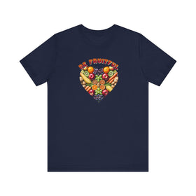 Be Fruitful Heart - Shaped Fruit Design T-Shirt - Encore2woNavyS