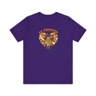 Be Fruitful Heart - Shaped Fruit Design T-Shirt - Encore2woTeam PurpleS