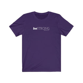 Be Strong Ephesians 6:10 Unisex T-Shirt - Encore2woTeam PurpleS