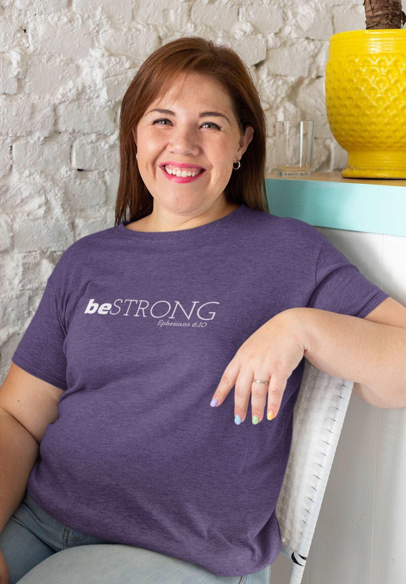 Be Strong T - Shirt | Inspirational Tee | Christian Clothing - Encore2woRedS