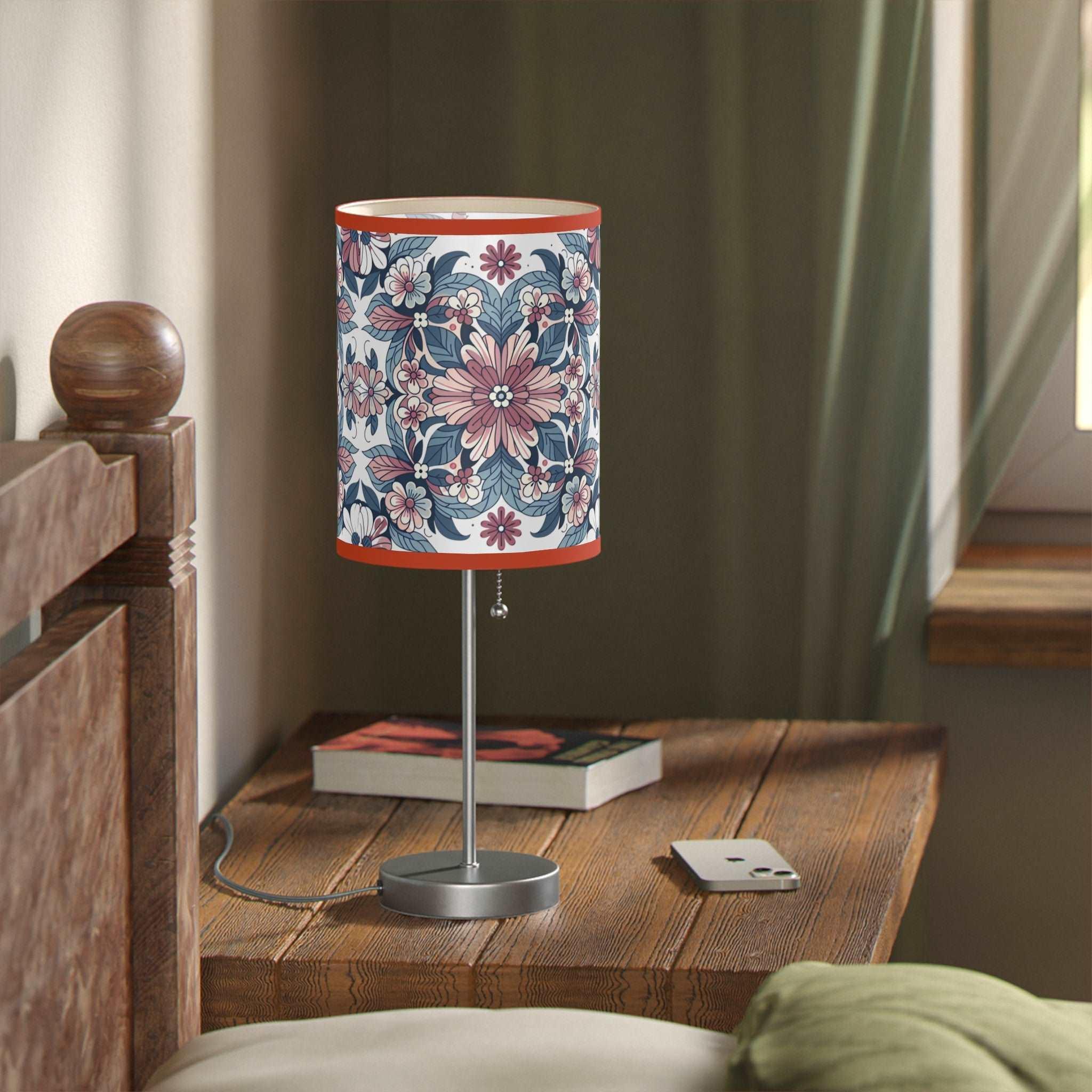 Berry Bliss Floral Lamp on Stand, US|CA Plug - Encore2woWhiteSilverOne size