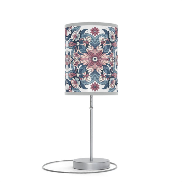 Berry Bliss Floral Lamp on Stand, US|CA Plug - Encore2woLight greySilverOne size