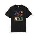 Best Dad 2026 Shirt, Fathers Day Shirt, Cute Dad Gift From Kids, Child Drawing Comfort Colors 1717 Tee - Encore2woBlackS