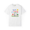 Best Dad 2026 Shirt, Fathers Day Shirt, Cute Dad Gift From Kids, Child Drawing Comfort Colors 1717 Tee - Encore2woWhiteS