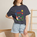 Best Dad 2026 Shirt, Fathers Day Shirt, Cute Dad Gift From Kids, Child Drawing Comfort Colors 1717 Tee - Encore2woNavyS