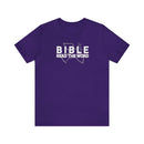 Bible Read the Word Unisex Short Sleeve Tee - Encore2woTeam PurpleS