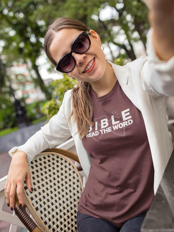 Bible Read the Word Unisex Short Sleeve Tee - Encore2woMaroonS