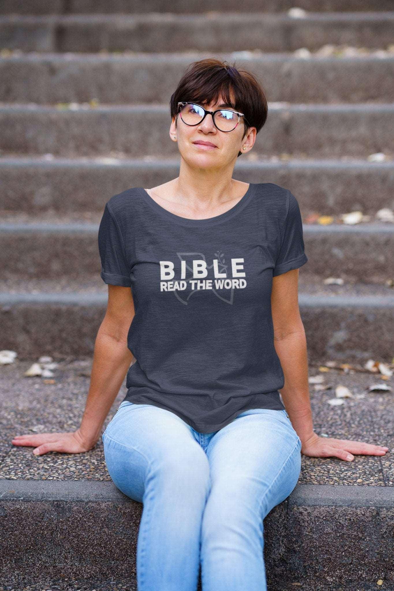 Bible: Read the Word Unisex Short Sleeve Tee - Encore2woMaroonS