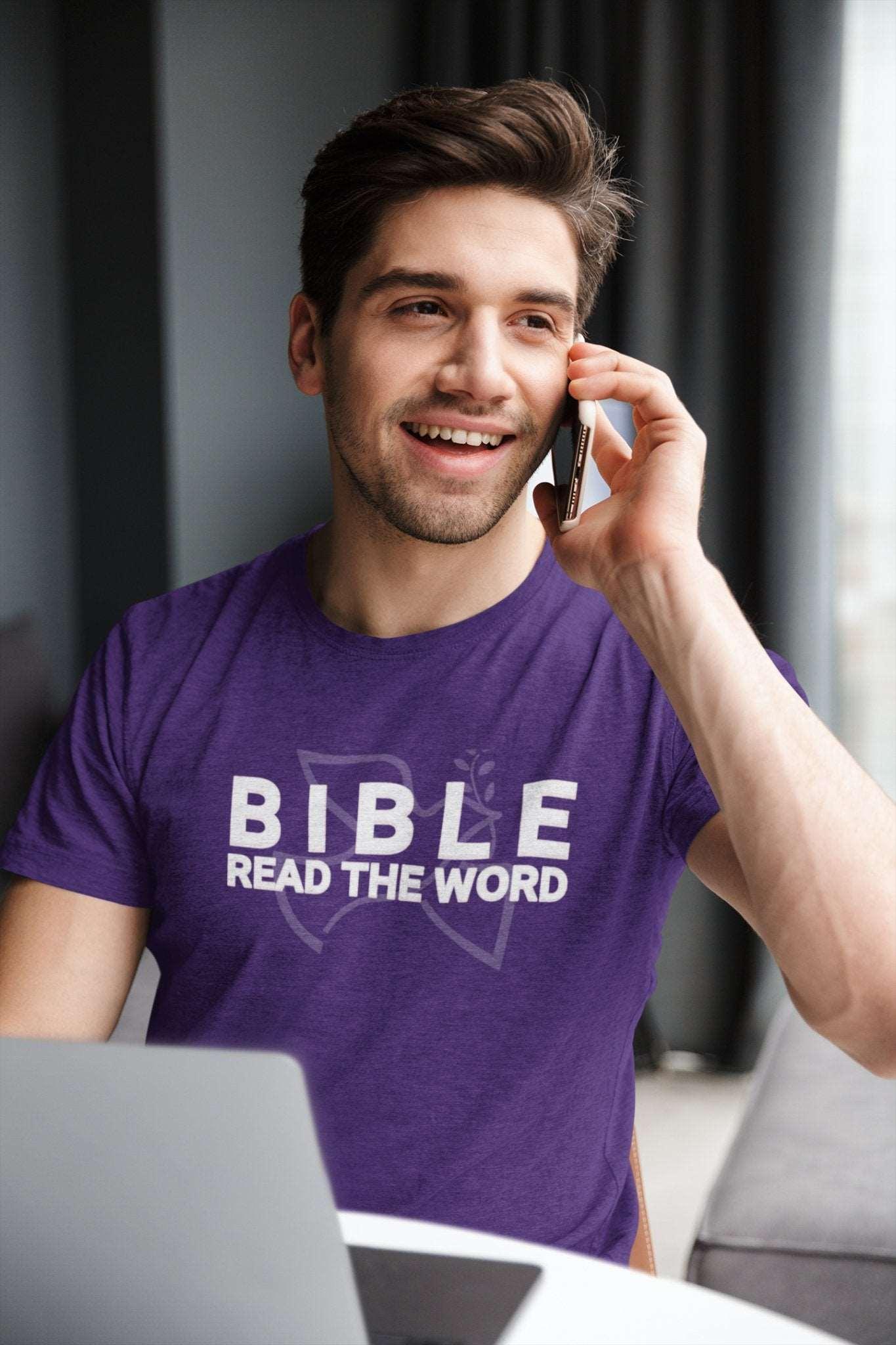 Bible: Read the Word Unisex Short Sleeve Tee - Encore2woMaroonS