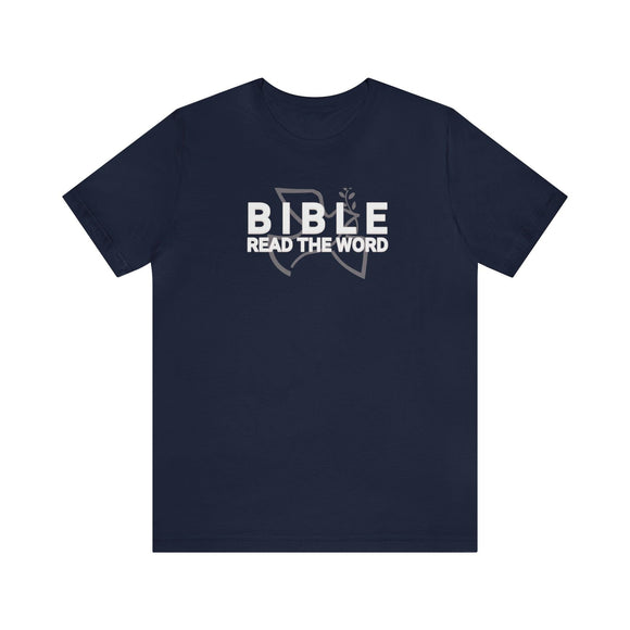 Bible: Read the Word Unisex Short Sleeve Tee - Encore2woNavyS