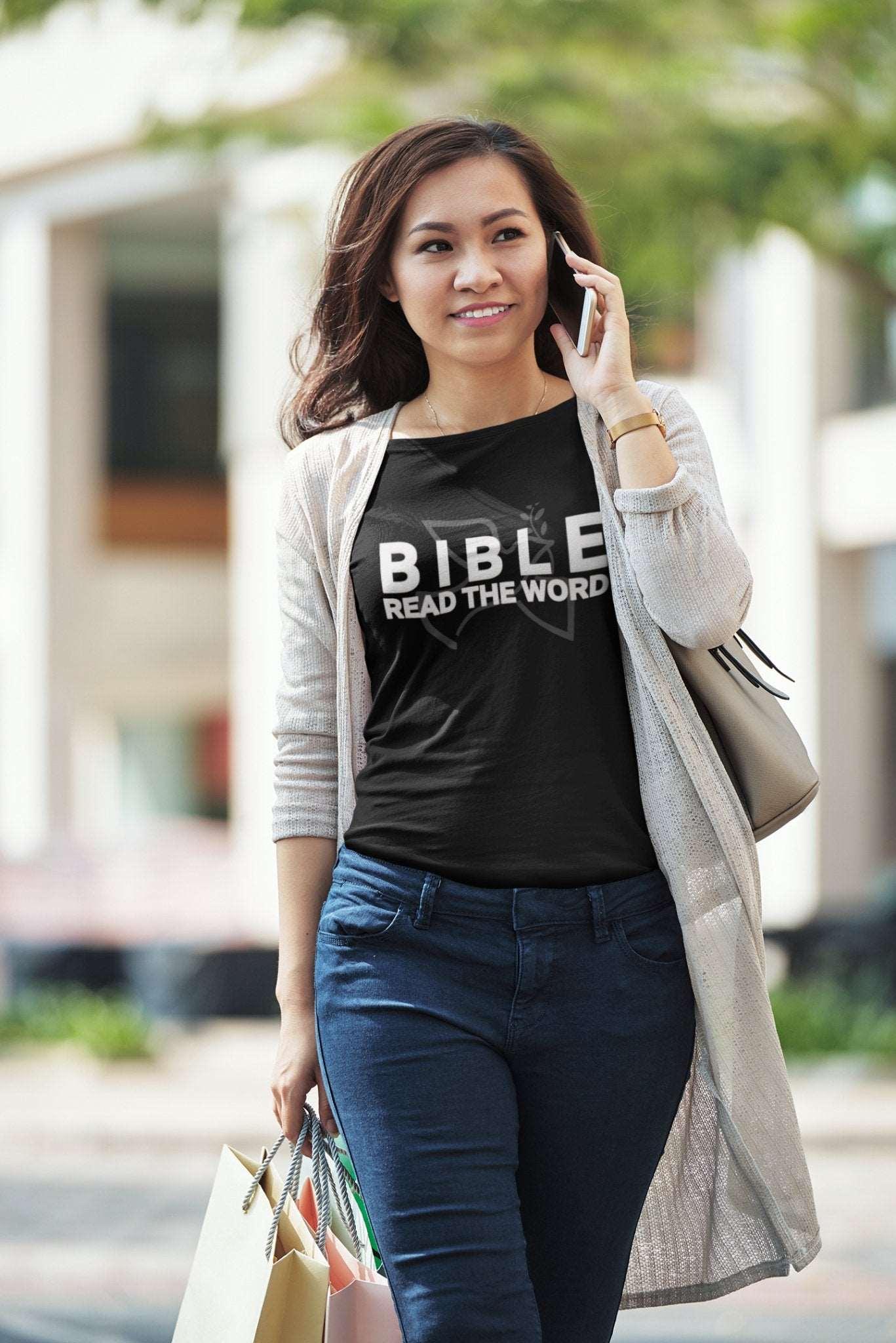 Bible: Read the Word Unisex Short Sleeve Tee - Encore2woMaroonS