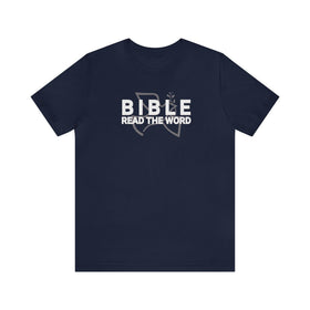 Bible Read the Word Unisex Short Sleeve Tee - Encore2woNavyS
