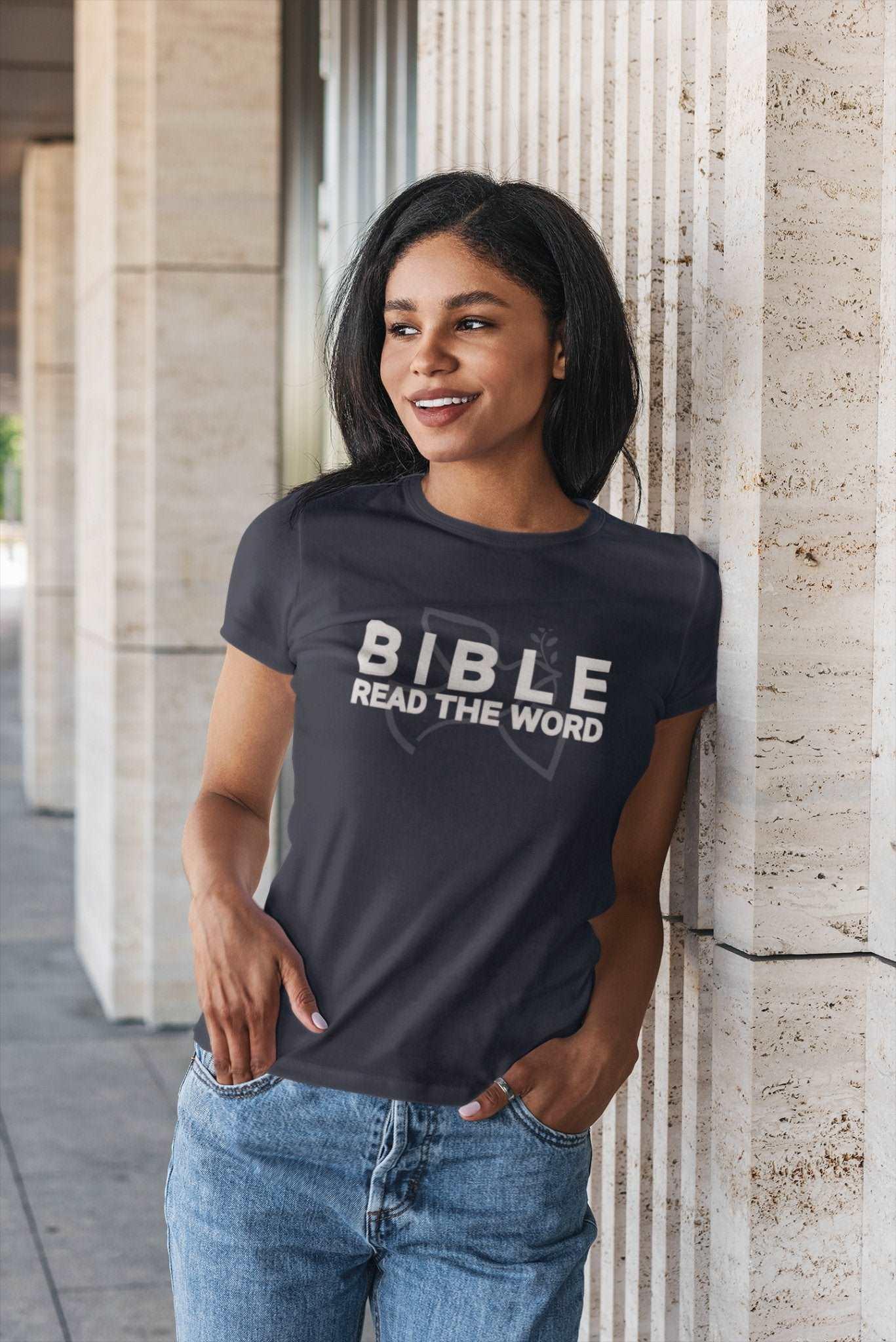 Bible: Read the Word Unisex Short Sleeve Tee - Encore2woMaroonS