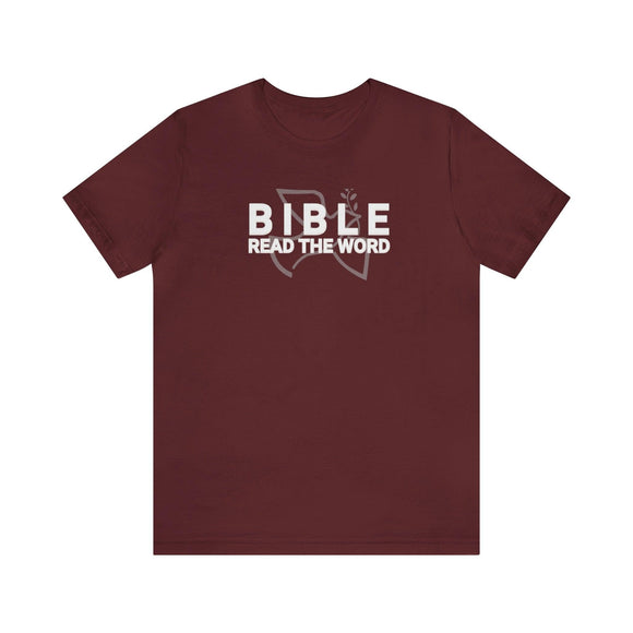 Bible: Read the Word Unisex Short Sleeve Tee - Encore2woMaroonS