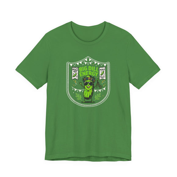Big Dill Energy Pickle Fest Graphic Tee Funny Food Festival Shirt - Encore2woPinkS