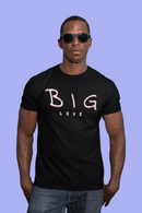 Big Love Minimalist Graphic Tee Unisex Inspirational Shirt - Encore2woBlackS