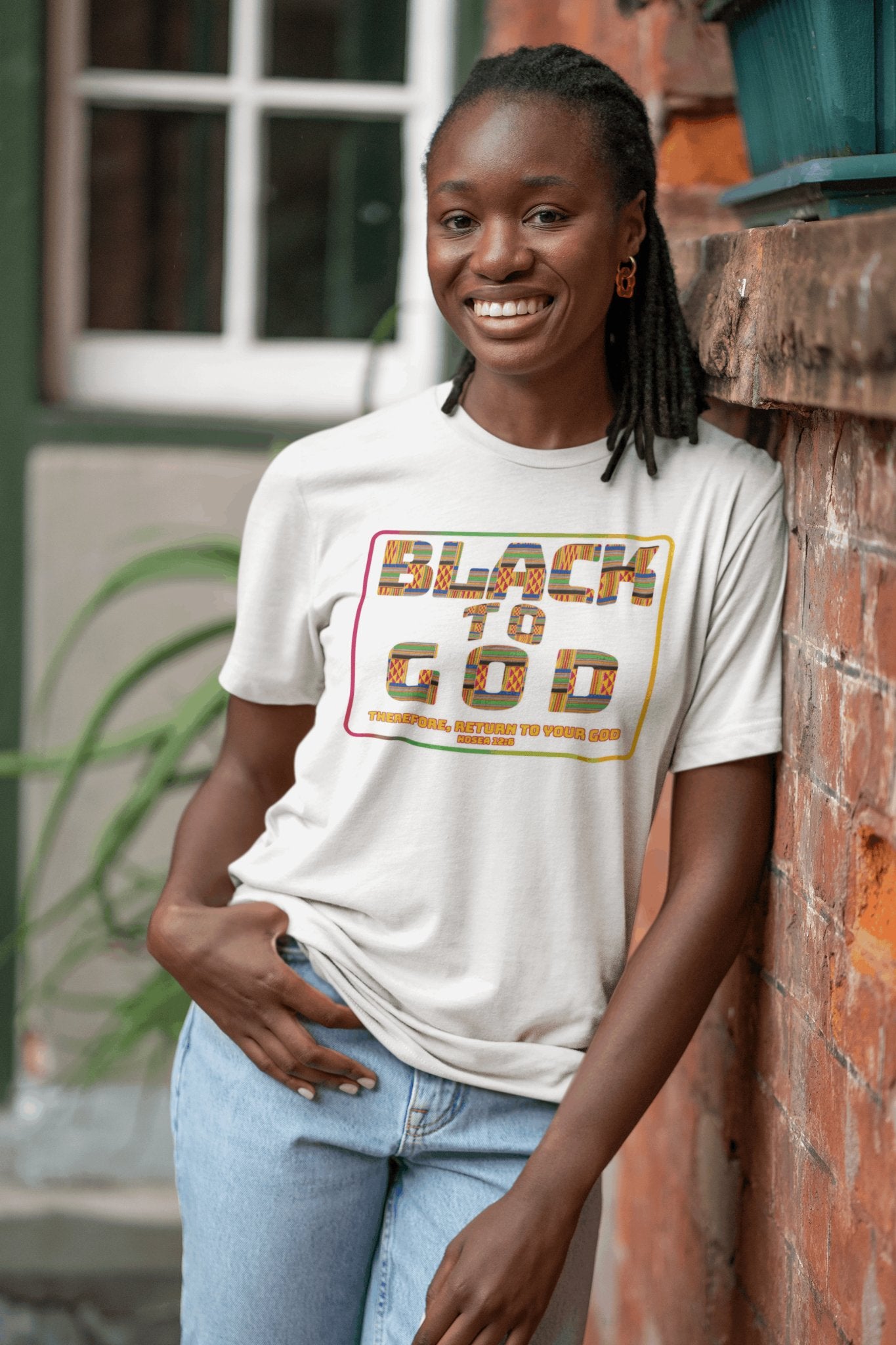 Black to God Faith T - Shirt for Juneteenth Black History Scripture Message Tee - Encore2woBlackS