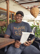 Black to God Faith T-Shirt - Kente Print with Hosea 12:6 - Encore2woBlackS