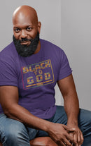 Black to God Faith T-Shirt - Kente Print with Hosea 12:6 - Encore2woBlackS