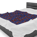Butterfly and Floral Velveteen Plush Blanket - Encore2wo50" × 60"