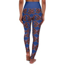 Butterfly Floral High - Waist Yoga Pants - Butterflower Bliss - Encore2woXS