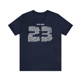 Camiseta Salmo 23 con Texto en Español - Encore2woNavyS