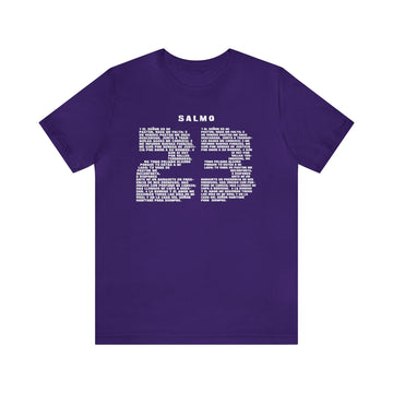 Camiseta Salmo 23 con Texto en Español - Encore2woTeam PurpleS