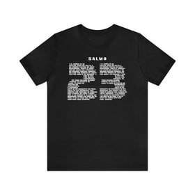 Camiseta Salmo 23 con Texto en Español - Encore2woBlackS