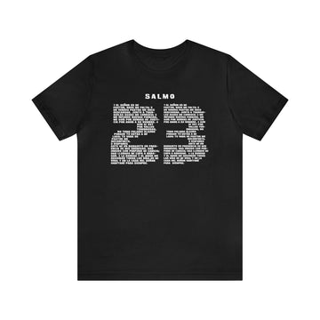 Camiseta Salmo 23 con Texto en Español - Encore2woBlackS