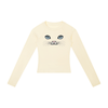 Cat Eyes Women’s Slim Raglan Long Sleeve T-Shirt - Encore2woApricotS