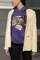 CatCPT Funny Cat Laptop Graphic Tee Tech Humor T Shirt - Encore2woPurpleS