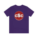Common Sense Christianity (CSC) Logo Unisex Tee - Encore2woTeam PurpleS